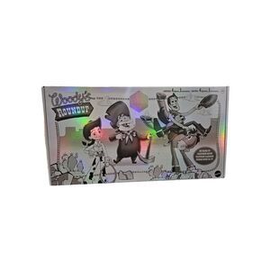 DISNEY PIXAR TOY STORY WOODY'S ROUNDUP 7" ACTION FIGURES 4 PACK BLACK & WHITE